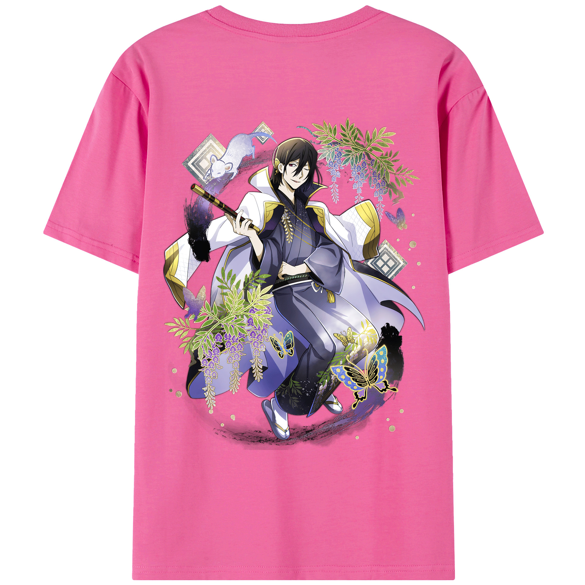 （画像用） 文豪ストレイドッグス Bungo Stray Dogs レディース半袖Tシャツ(バックプリント)